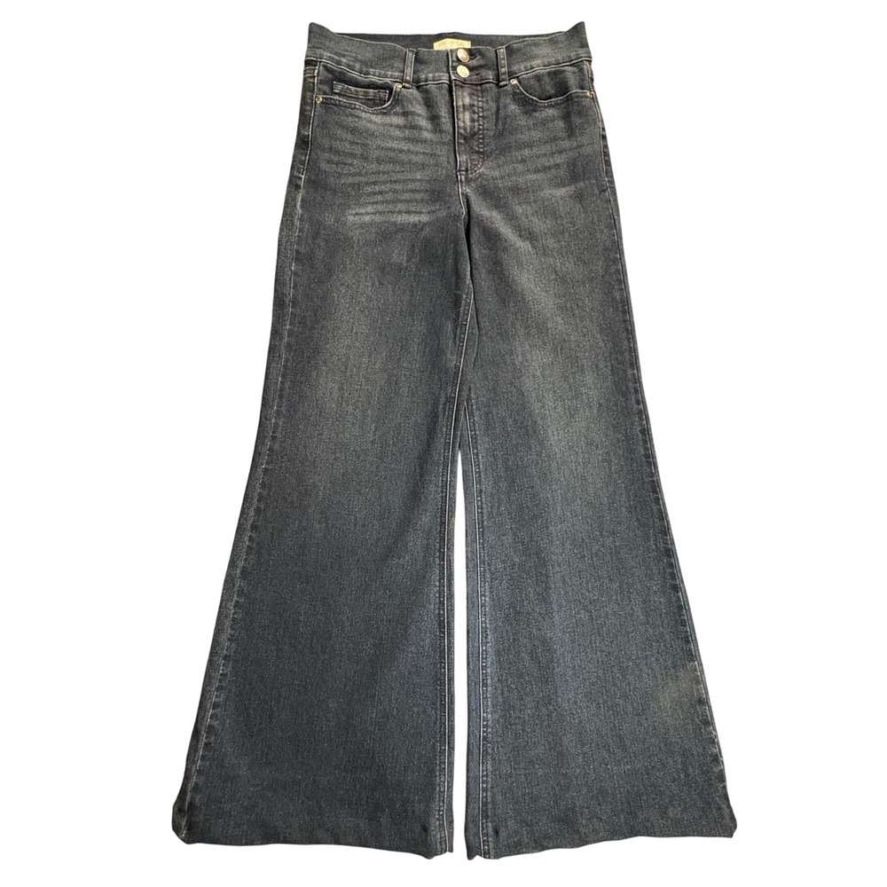 Sofia Jeans Margot Wide Leg Women Size 4 Altered Short Dark Wash High Rise EUC